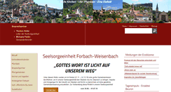 Desktop Screenshot of kath-forbach-weisenbach.de