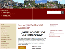 Tablet Screenshot of kath-forbach-weisenbach.de